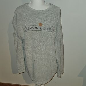 Gray Clemson University Sweater